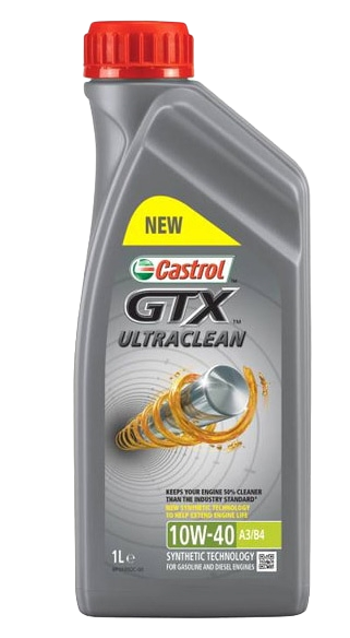 Моторное масло Castrol GTX Ultraclean 10W-40, 1л
